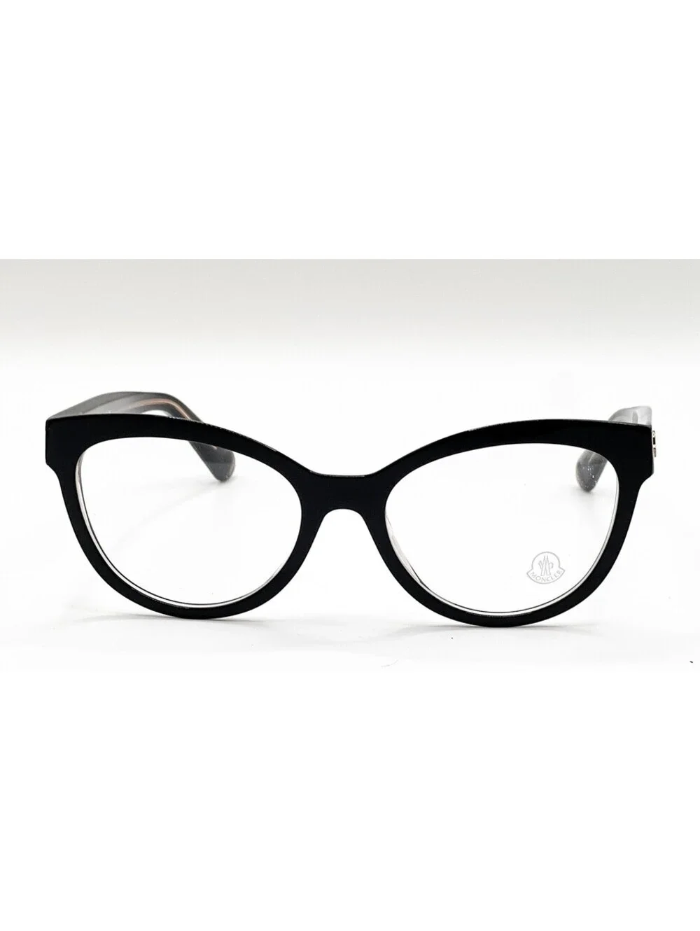 Moncler ML 5142 003 Black Cat Eye Authentic Eyeglass Frames 53-17-140